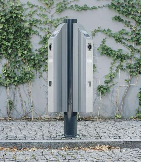Eichrechtskonforme Ladesäule 2 x 22 kW